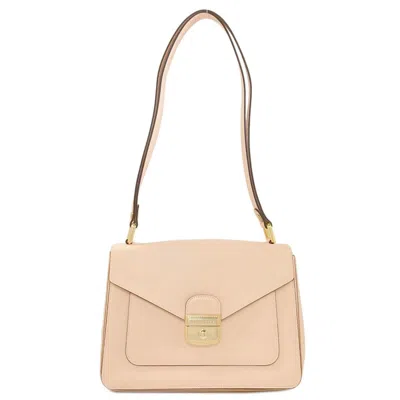 Pre-owned Longchamp Le Pliage Leather Shoulder Bag () In Pink