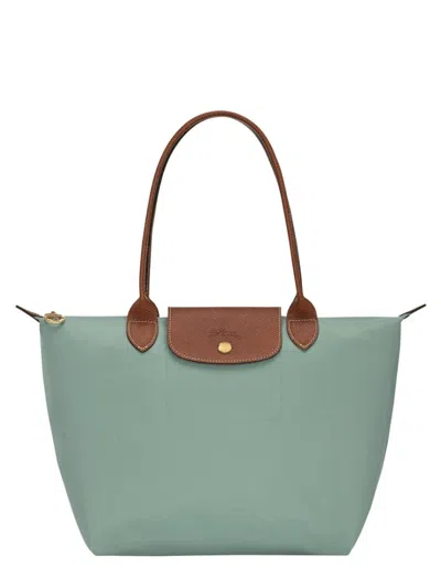 Longchamp Le Pliage" M Shoulder Bag In Green