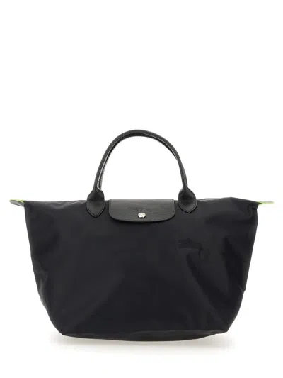 Longchamp Le Pliage Medium Bag In Black