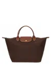 Longchamp Large Le Pliage Tote In Brown