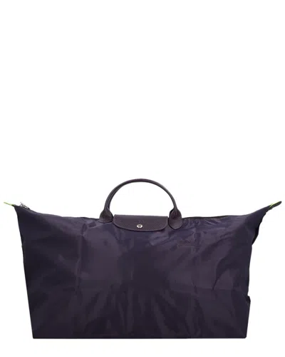 Longchamp Le Pliage Medium Canvas & Leather Travel Bag In Purple