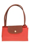Longchamp Le Pliage Medium Tote Bag In Coral