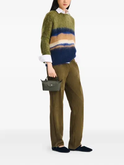 Longchamp Le Pliage Mini Bag In Green