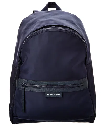 Longchamp Le Pliage New Canvas Backpack In Blue