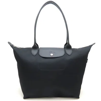 Pre-owned Longchamp Le Pliage Nylon Leather Tote Bag () In Multi