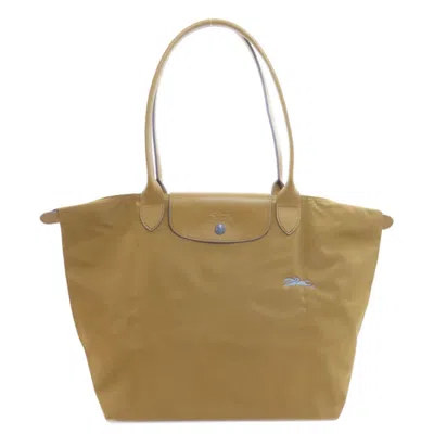 Pre-owned Longchamp Le Pliage Nylon Tote Bag () In Brown