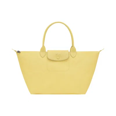 Pre-owned Longchamp Le Pliage One L Handbag 'lime' | Green | Women's Size Onesize
