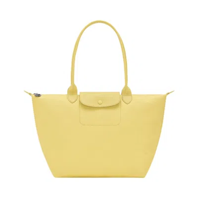 Pre-owned Longchamp Le Pliage One L Tote Bag 'lime' | Green | Women's Size Onesize