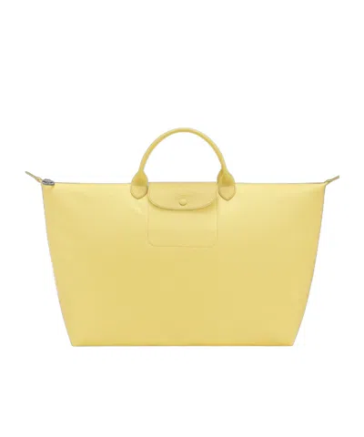 Longchamp Le Pliage One L Travel Bag In Yellow