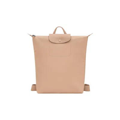 Pre-owned Longchamp Le Pliage One M Backpack 'beige' | Tan | Women's Size Onesize