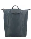 Longchamp Le Pliage One Medium Backpack In Grey