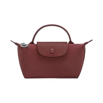 Pre-owned Longchamp Le Pliage One Pouch 'burgundy' | Red | Women's Size Onesize