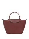 Longchamp 르 플리아쥬 원 숄더 백 In Burgundy
