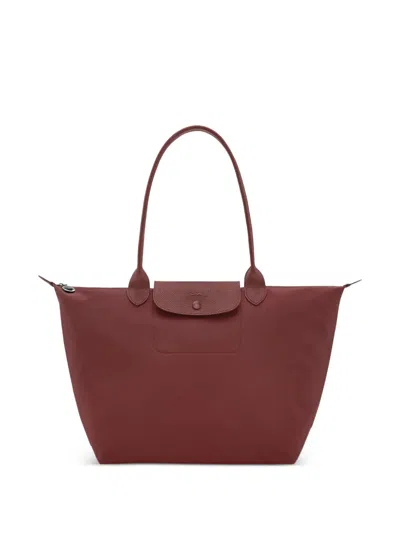 Longchamp 르 플리아쥬 원 숄더 백 In Burgundy