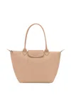 Longchamp 르 플리아쥬 원 숄더 백 In Brown