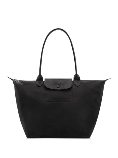 Longchamp Le Pliage One Shoulder Bag In Black