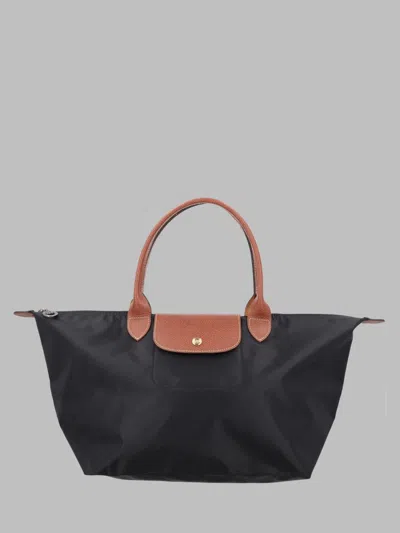 Longchamp Le Pliage One Shoulder Bag In Black