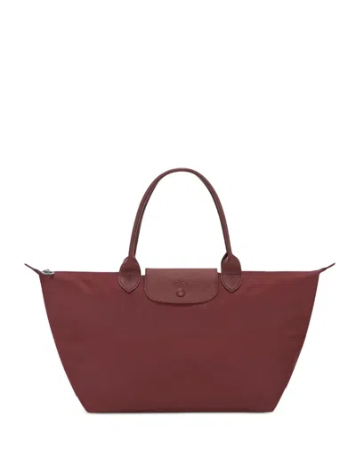 Longchamp Bordeaux Bag Le Pliage One L In Brown