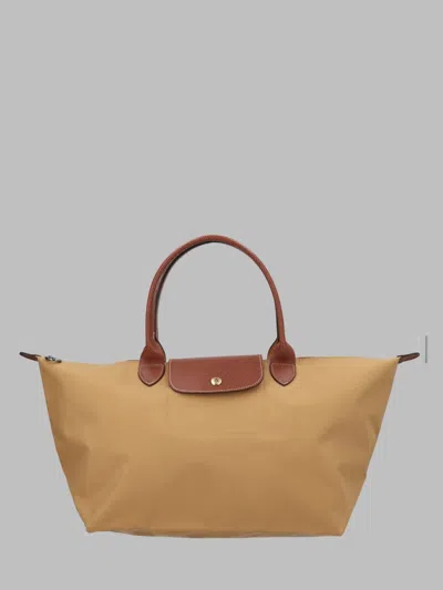 Longchamp Le Pliage One Top Handle Bag In Beige