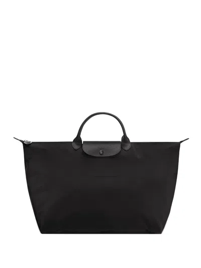 Longchamp 르 플리아쥬 원 트래블 백 In Black