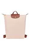 Longchamp Le Pliage Original M Backpack In White