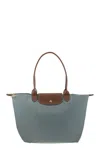 Longchamp Le Pliage Original Shoulder Bag L In Water Green