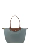 Longchamp Le Pliage Original Shoulder Bag L In Water Green