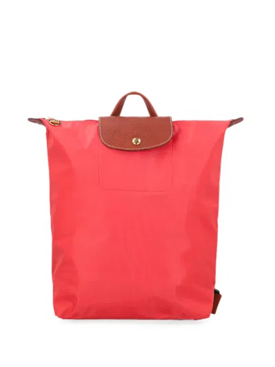 Longchamp Le Pliage Original Backpack In Red
