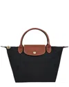 Longchamp Le Pliage Original Canvas Tote In Black