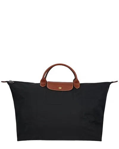 Longchamp Le Pliage Original Canvas Tote In Black