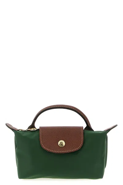 Longchamp 'le Pliage Original' Clutch In Green