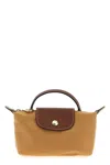 Longchamp 'le Pliage Original' Clutch In Sand