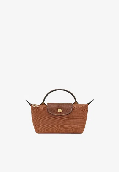 Longchamp Le Pliage Original Crossbody Bag In Brown