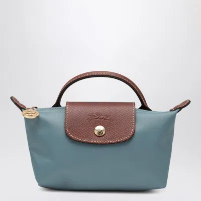 Longchamp Le Pliage Original Eucalyptus Clutch Bag
