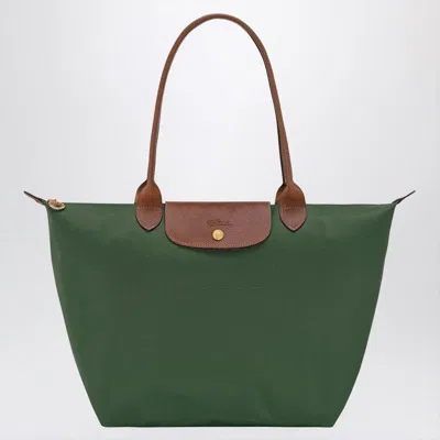 Longchamp Le Pliage Original L Bag In Green