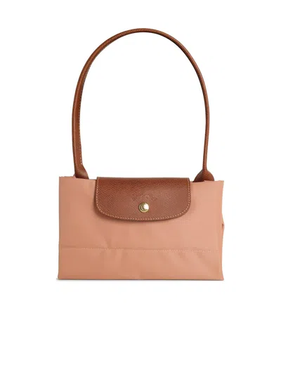 Longchamp Le Pliage Original' L Bag In Pink Tea Polyamide