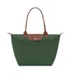 Longchamp Large Le Pliage Original Tote Bag In Green
