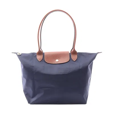 Longchamp Le Pliage Original L Tote Bag In Blue