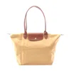 Longchamp Le Pliage Original L Tote Bag Canvas Leather In Brown