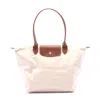 Longchamp Le Pliage Original L Tote Bag Canvas Leather In Sand