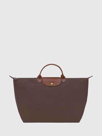 Longchamp Le Pliage Original L Travel Nylon Bag In Brown
