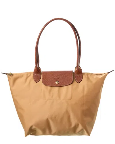 Longchamp Le Pliage Original Large Canvas Tote In Brown