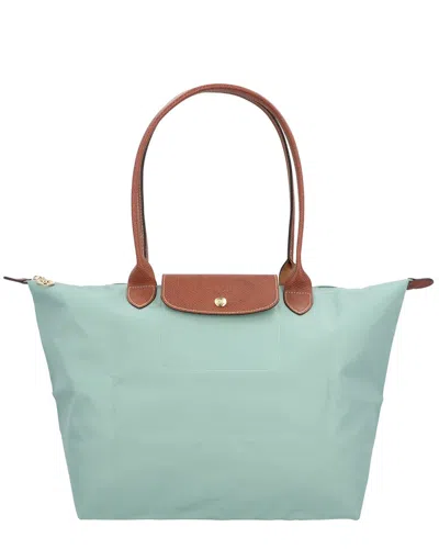 Longchamp Le Pliage Original Large Canvas Tote In Green