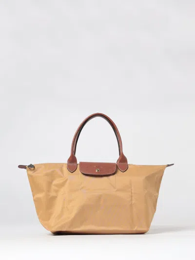 Longchamp Le Pliage Original Large Foldable Handbag In Polyamide In Brown