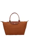 Longchamp Le Pliage Original Large Handbag In Brown