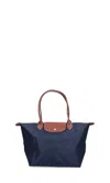Longchamp Le Pliage Original Large Shoulder Bag In Blue