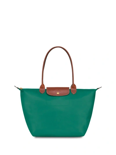 Longchamp `le Pliage Original` Large Tote Bag In Green