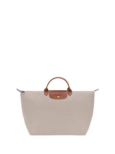 Longchamp Le Pliage Original L Travel Bag In Red