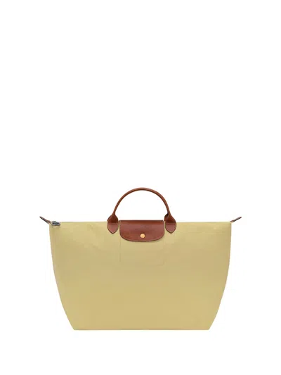 Longchamp `le Pliage Original` Large Travel Bag In Brown