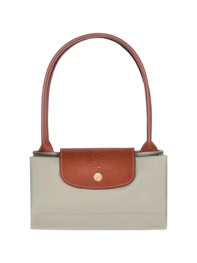 Longchamp Le Pliage Original Leather-trim Tote Bag In Purple